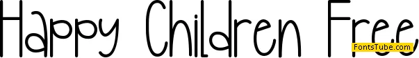Happy Children - Personal Use Font