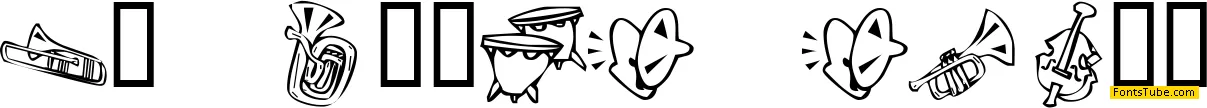 KR Music Class Font