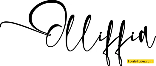 Olliffia Font
