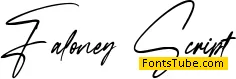 Faloney Script Font