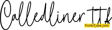 Calledliner Font