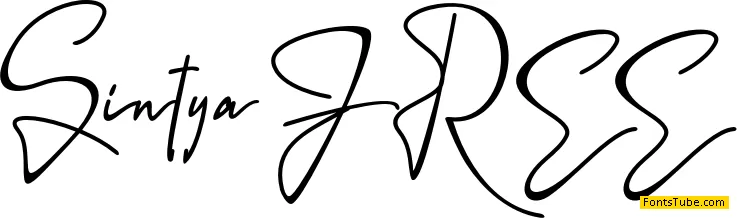 Sintya FREE Font
