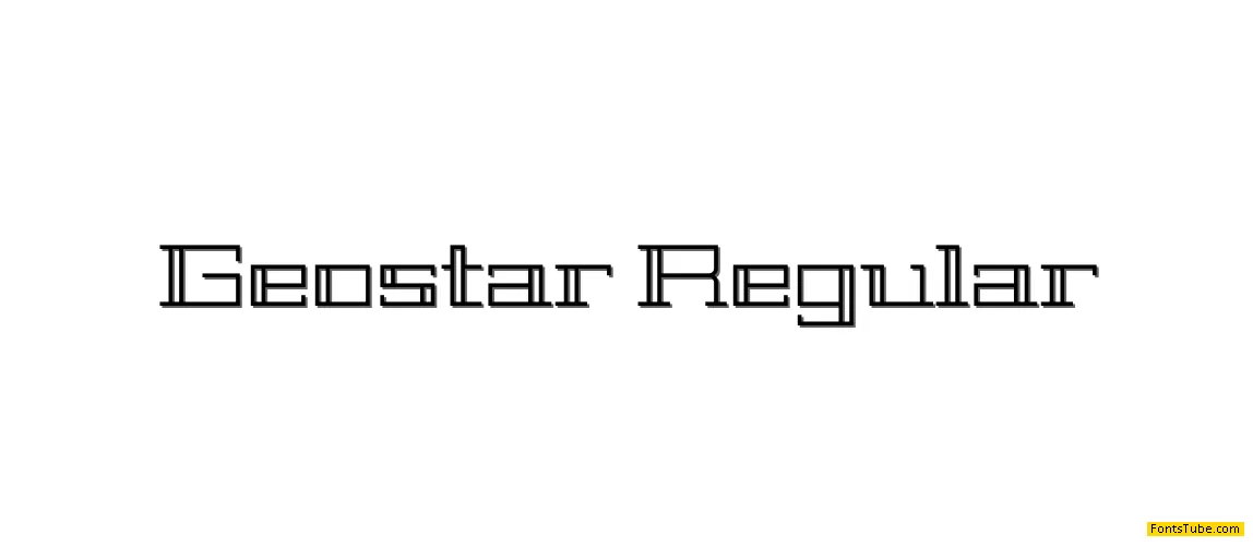 Geostar Font