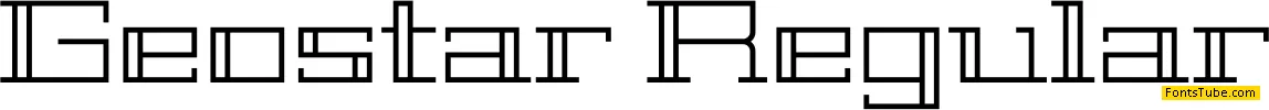 Geostar Font
