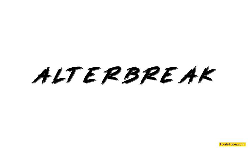 ALTERBREAK Font