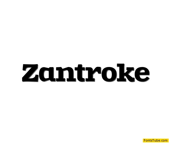 Zantroke Font