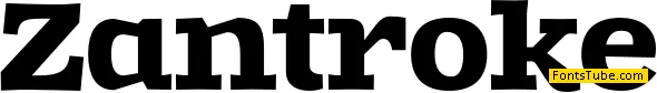 Zantroke Font