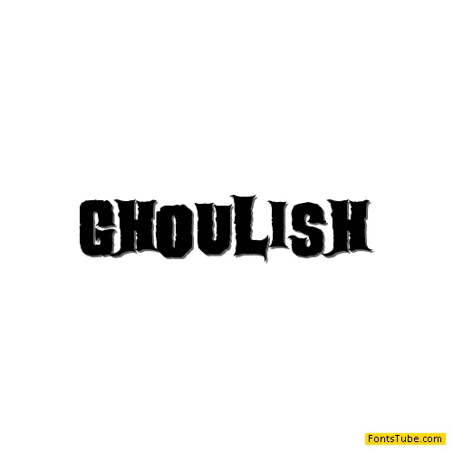 Ghoulish Font