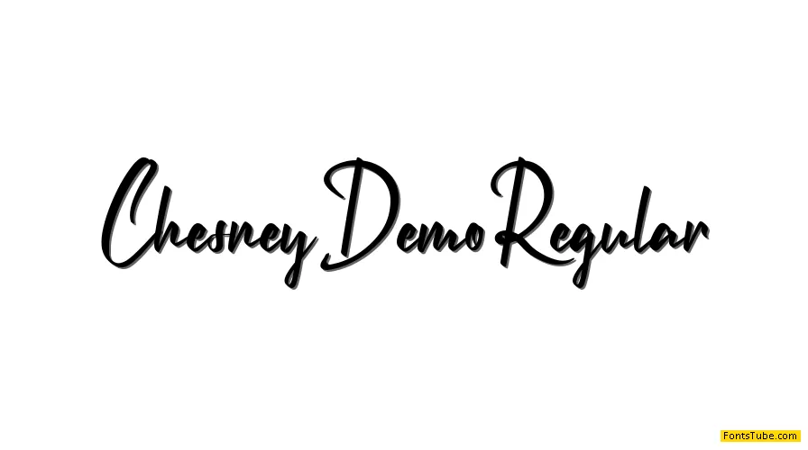 Chesney Demo Font