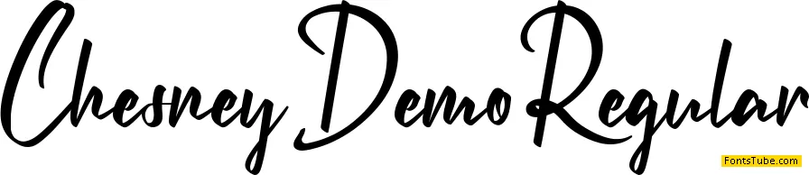 Chesney Demo Font