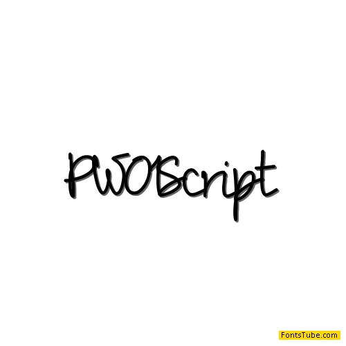 PW01Script Font