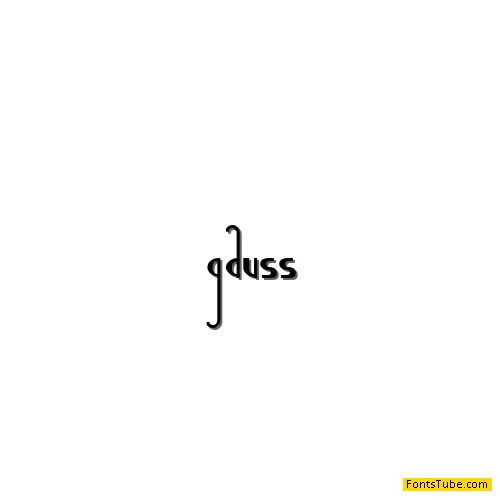 Gauss Jordan Font