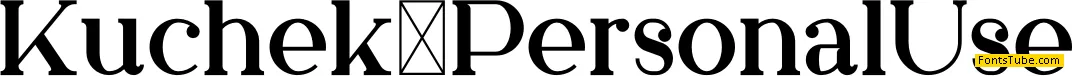 Kuchek Font