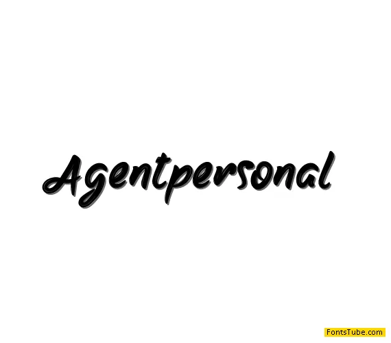 Agentpersonal Font