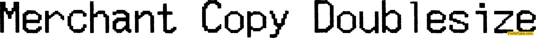 Merchant Copy Font Family