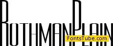 Rothman Font