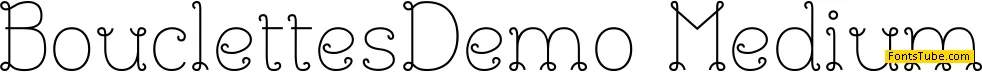 Bouclettes Demo Font