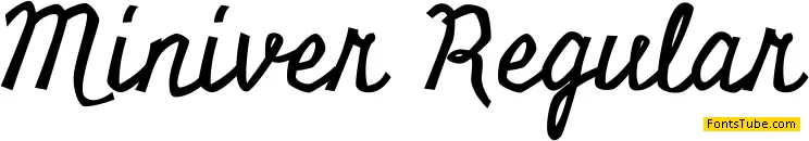 Miniver Font