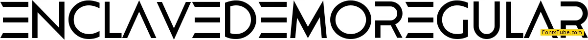 Enclave Demo Font