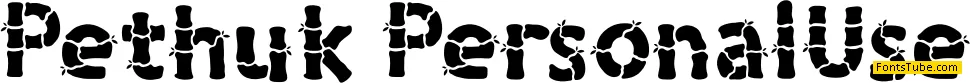 Pethuk Font