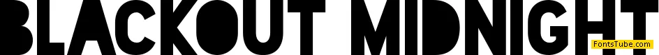 Blackout Font Family