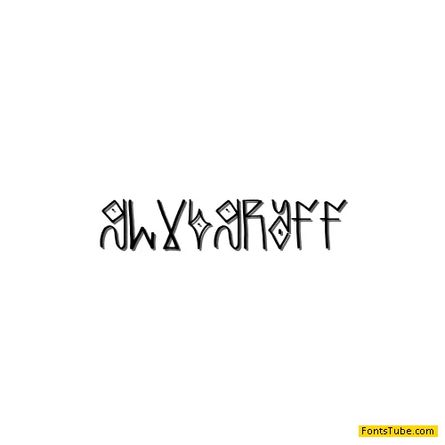 Glubgraff Font