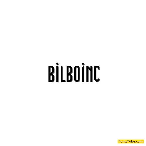 BilboINC Font