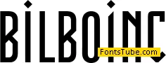 BilboINC Font