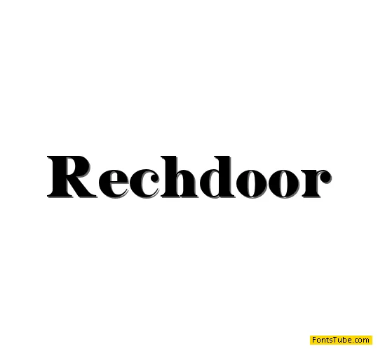 Rechdoor