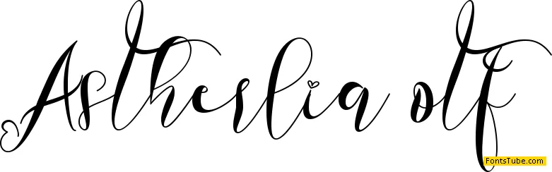 Astherlia Font