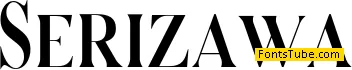 Serizawa Font