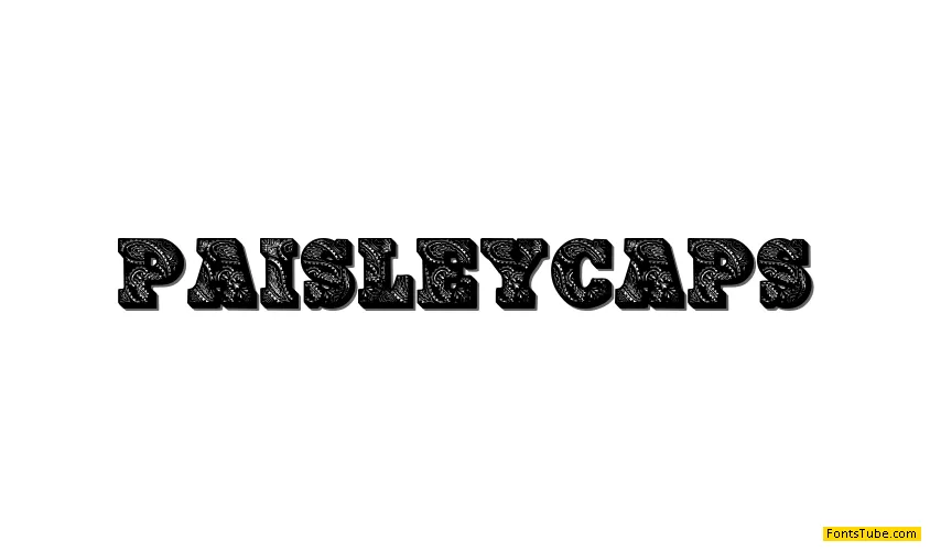 PaisleyCaps Font
