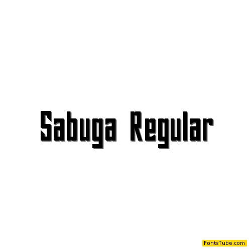 Sabuga Font