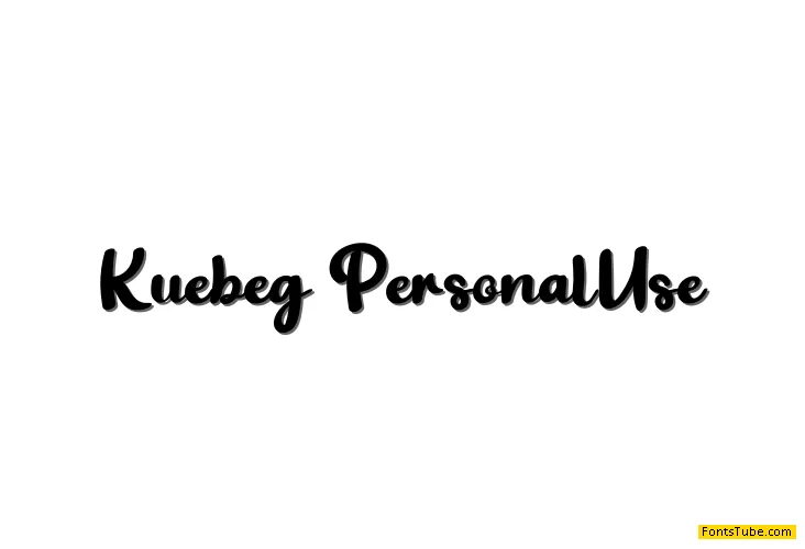 Kuebeg Font