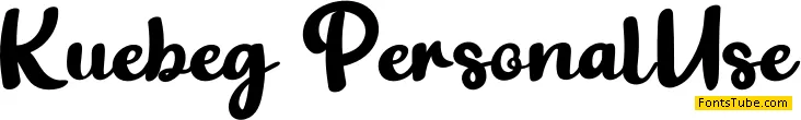 Kuebeg Font
