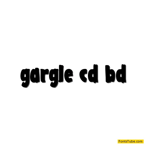 Gargle Font Family