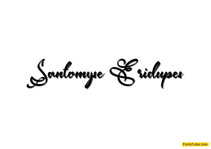 Santomyse Eridupes Font