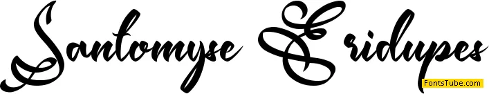Santomyse Eridupes Font