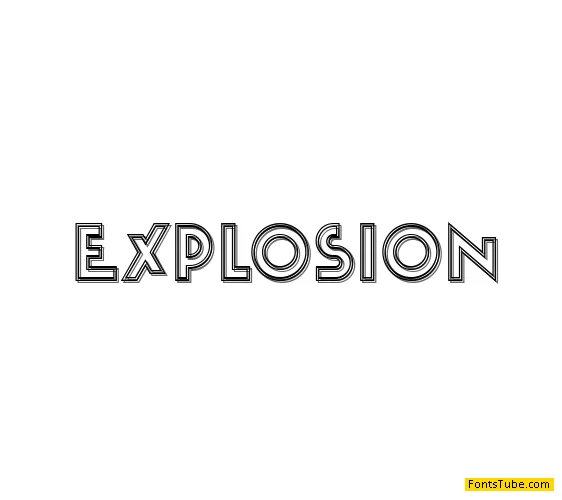 Explosion Font Family