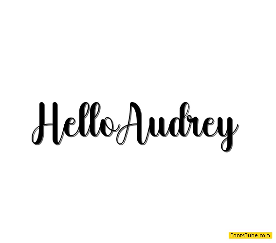 Hello Audrey