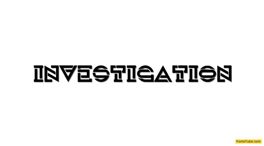 Investigation Font