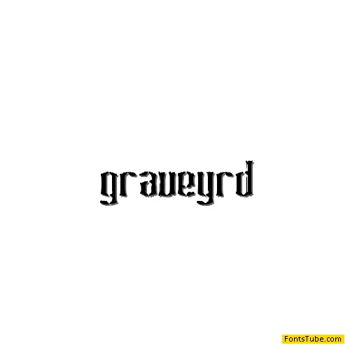 Graveyard BRK Font