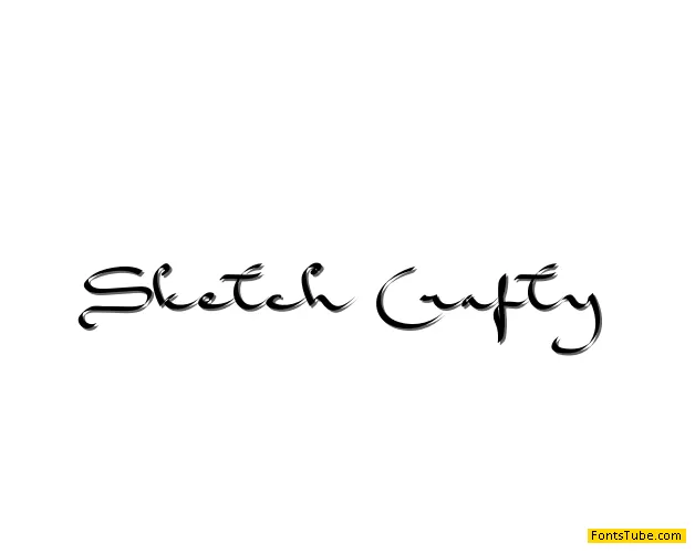 Sketch Crafty Font