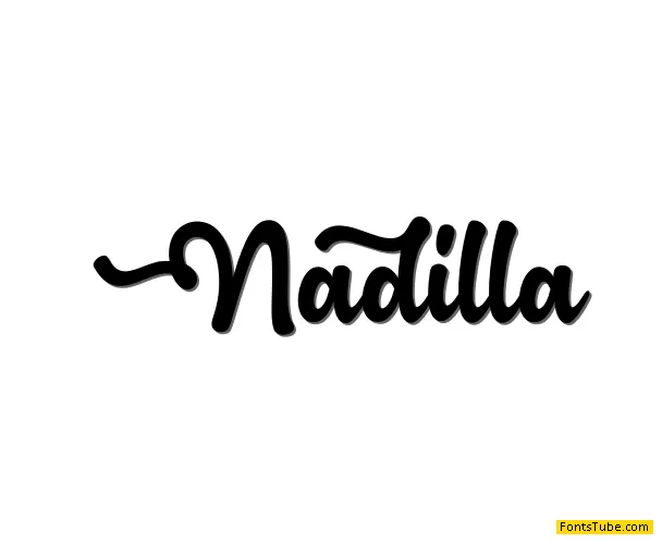 Nadilla Font