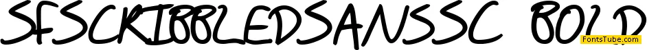 SF Scribbled Sans Font Family