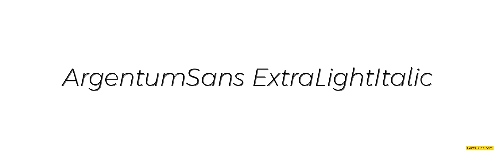 Argentum Sans Font Family