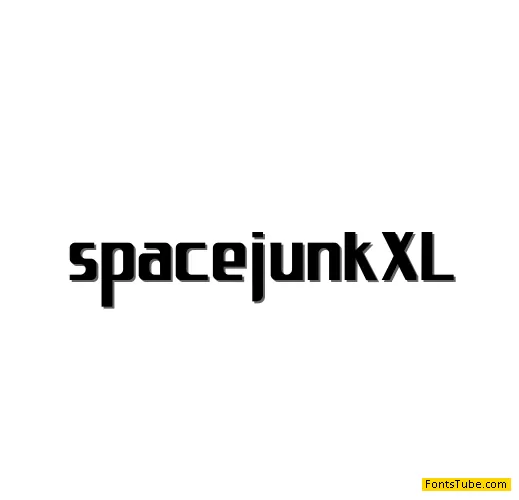 spacejunk:XL Font