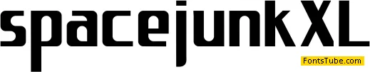 spacejunk:XL Font