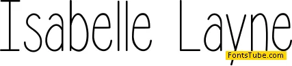 Isabelle Layne Font Family
