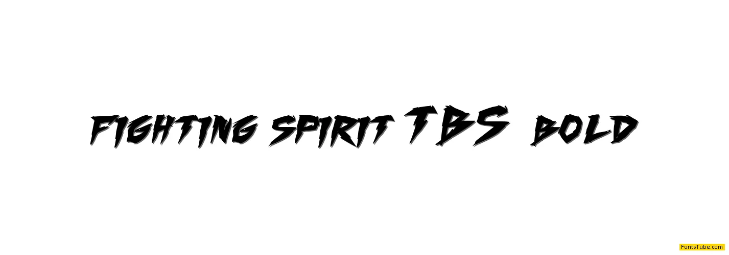 Fighting Spirit TBS Font Family